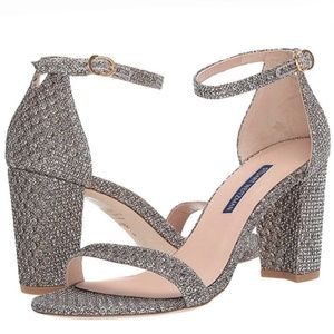 Stuart Weitzman Nearlynude Sandal Platino Night 7